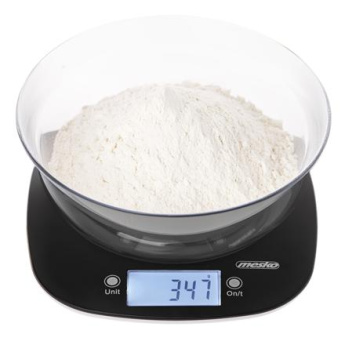 Adler Kitchen Scale with a bowl | MS 3179w | Graduation 1 g | Display type LCD | White