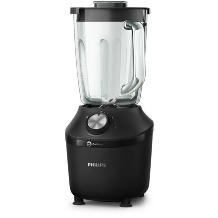 Philips Blender | HR2291/01 3000 Series | Tabletop | 600 W | Jar material Glass | Jar capacity 2 L | Ice crushing | Black