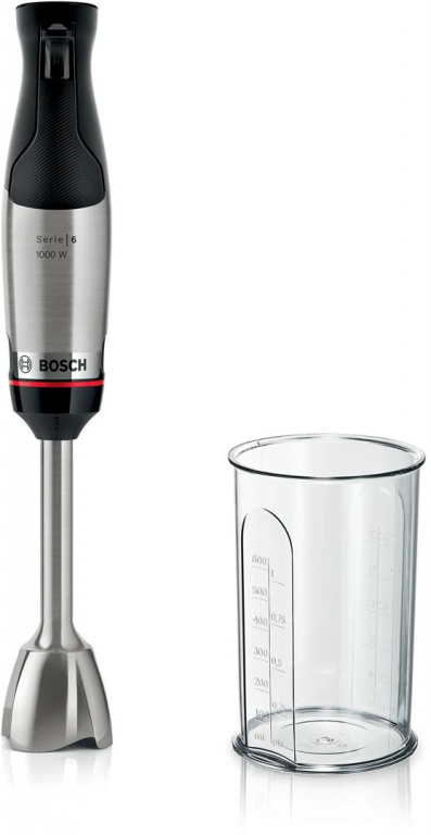 Bosch Serie 6 MSM6M610 blender Immersion blender 1000 W Black, Stainless steel