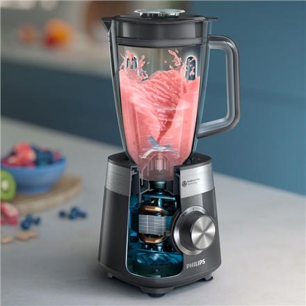 Philips Blender | HR3020/20 | Tabletop | 1000 W | Jar material Plastic | Jar capacity 1.5 L | Cashmere grey