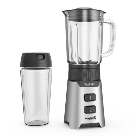 Tefal Minimix, 400 W, hõbedane - Blender + kaasavõetav pudel / BL16GE30