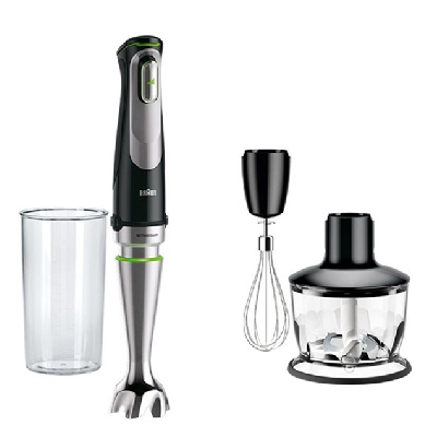 BRAUN Hand blender MQ 7035 X, 1000W, 0.6L, ActiveBlade, SmartSpeed, Inox/Black