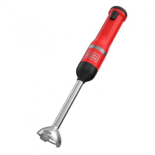 Black & Decker BCKM1012KR blender 0.7 L Immersion blender Red, Stainless steel