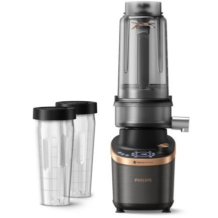 HR3770/10 Flip&Juice™ Blender High speed blender with juicer module PHILIPS