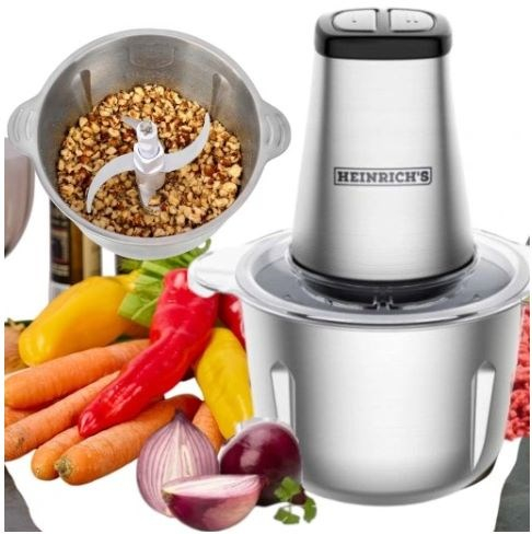 Shredder electric chopper for fruit, vegetables and ice steel 500 W.