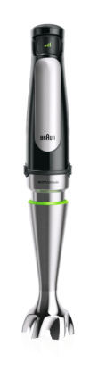 BRAUN Hand Blender MQ7045X, 1000W, 1.25L, ActiveBlade, SmartSpeed, Inox/Black