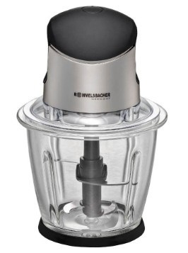 Rommelsbacher MZ 500 electric food chopper 1.5 L 500 W Black, Stainless steel