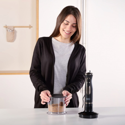 Immersion blender Black+Decker BXHBA800E (800W; black)