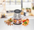 Rommelsbacher MZ 400 electric food chopper 1 L 400 W Black, Stainless steel