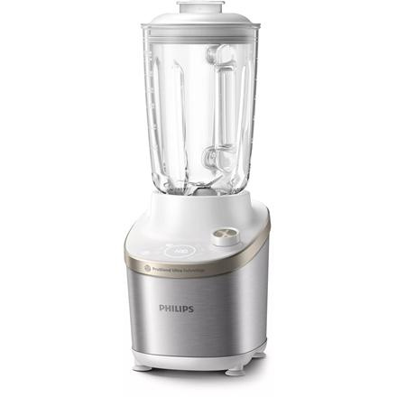 Philips | Atlantic High Speed Blender | HR3760/01 7000 Series | Tabletop | 1500 W | Jar material Glass | Jar capacity 2 L | Ice crushing | Metal/White
