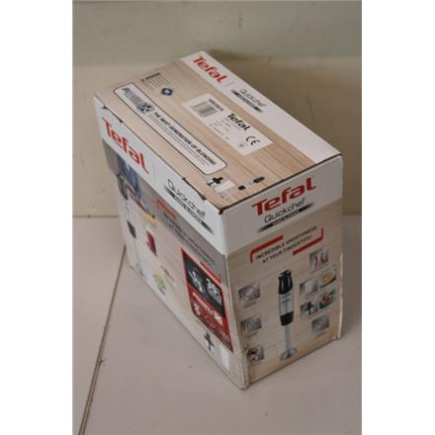 Taastatud. TEFAL HB659838 Blender, Hand, 1000 W, Stainless steel | TEFAL Blender | Quickchef 2-in-1  HB659838 | Hand Blender | 1000 W | Number of speeds 20 | Turbo mode | Chopper | Stainless steel | DAMAGED PACKAGING