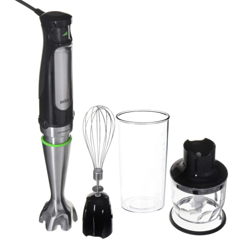 Braun MQ 7025X 0.6 L Immersion blender 1000 W Black, Stainless steel