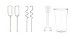 Tefal Prep'Mix+ HT4611 Hand mixer 500 W White