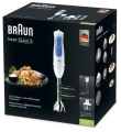 Braun MQ3035WH Sauce 0.6 L Immersion blender 700 W Blue, White