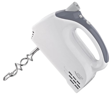 Adler AD 4201 g Hand mixer 300 W Grey, White