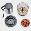 Severin KM 3867 electric food chopper 1 L 400 W Black, Silver, Transparent