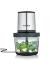 Severin KM 3867 electric food chopper 1 L 400 W Black, Silver, Transparent