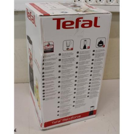 Taastatud. TEFAL BL420838 Blender, BlendForce, Power 600W, Black | TEFAL Blender | BL420838 BlendForce | Tabletop | 600 W | Jar material Plastic | Jar capacity 1.25 L | Ice crushing | Black | DAMAGED PACKAGING, SCRATCHED
