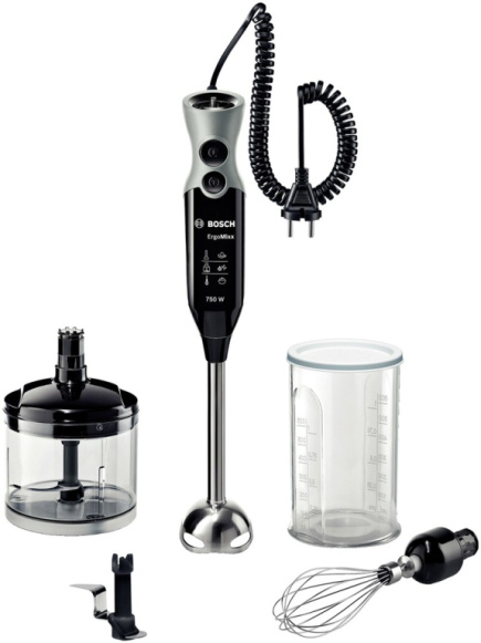Bosch MSM67170 blender Immersion blender 750 W Must, Silver