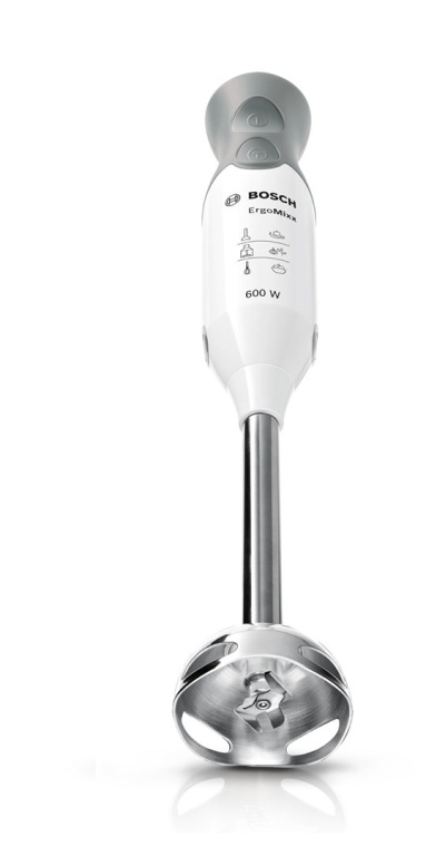 Bosch ErgoMixx MSM66120 Immersion blender 600 W Grey, Белый