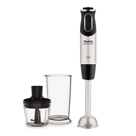 TEFAL | Quickchef 2-in-1  HB659838 | Blender | Hand Blender | 1000 W | Number of speeds 20 | Turbo mode | Chopper | Stainless steel