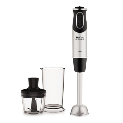 TEFAL | Quickchef 2-in-1  HB659838 | Blender | Hand Blender | 1000 W | Number of speeds 20 | Turbo mode | Chopper | Stainless steel