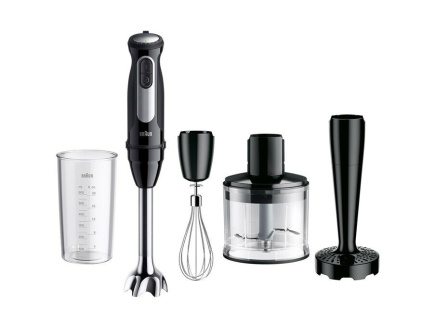 Braun MultiQuick 5 Pro 0.6 L Immersion blender 1000 W Must, Silver