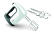 Tefal Prep'Mix+ HT4611 Hand mixer 500 W Valge