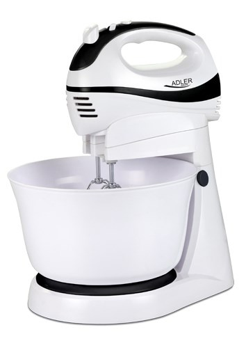 Adler AD 4206 Stand mixer Must,Valge 300 W