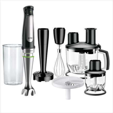 Braun MQ 7087X 1.2 L Immersion blender 1000 W Must, Stainless steel