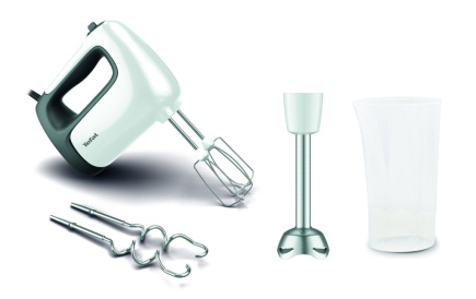 Tefal Prep'Mix HT4621 Hand mixer 500 W Valge