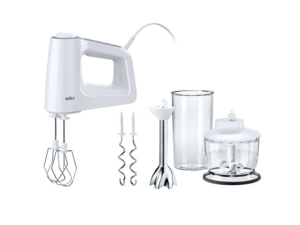 Braun MultiMix 3 HM 3137 WH Hand mixer 500 W White