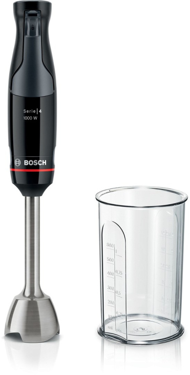 Bosch Serie 4 MSM4B610 blender 0.6 L Immersion blender 1000 W Anthracite, Must