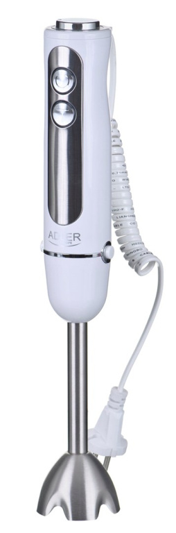 ADLER AD 4625W Hand blender Stainless steel 1500 W Valge