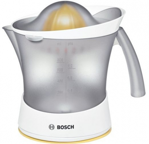 Bosch MCP3500 electric citrus press 0.8 L 25 W White, Yellow