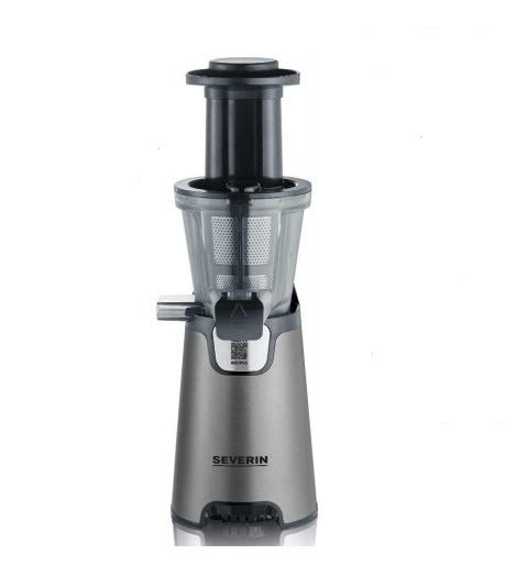 Severin ES 3571 juice maker Slow juicer 150 W Black, Grey, Metallic, Stainless steel