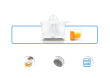 Philips Daily Collection Citrus press HR2738/00 0.5 L 25 W Auto reverse Cord storage