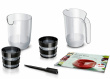Bosch MESM500W juice maker Slow juicer 150 W Black, White