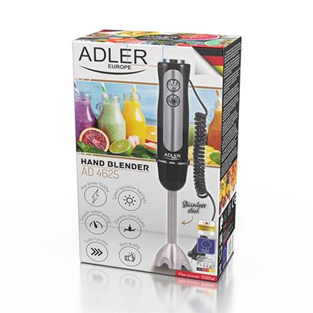 Adler | Hand blender | AD 4625b | Hand Blender | 850 W | Number of speeds 5 | Turbo mode | Black