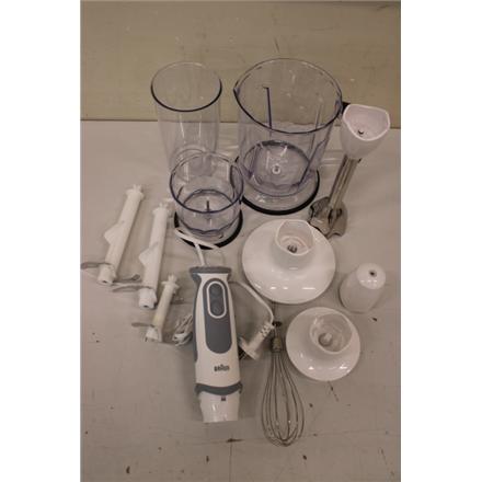 Восстановленный. Braun MQ5245 MultiQuick 5 Vario Hand blender, White/Grey | Braun | USED, REFURBISHED, WITHOUT ORIGINAL PACKAGING