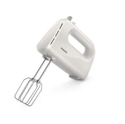 Philips Philips Daily Collection Mixer HR3705/00 300 W 5 speeds + turbo Strip beaters & dough hooks Lightweight