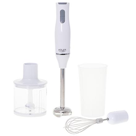 Adler | Hand blender set | AD 4620 | Hand Blender | 800 W | Number of speeds 2 | Chopper | White