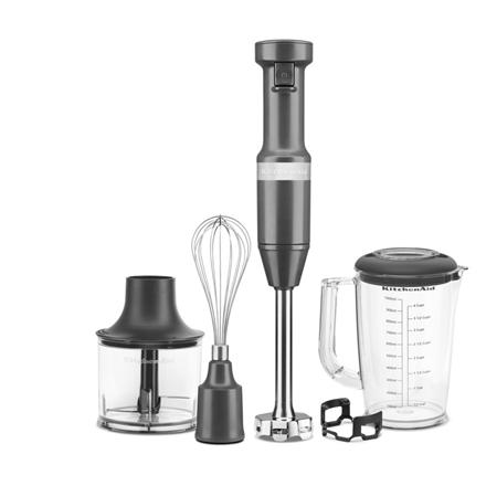 KitchenAid Hand blender with accessories | 5KHBV83EDG | Hand Blender | 180 W | Number of speeds Variable | Charcoal Grey