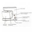 Feel-Maestro Planetary food processor 4L, 1000W MR-560