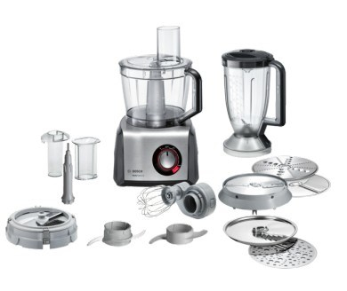 Bosch MC812M865 food processor 1250 W 3.9 L Black, Stainless steel