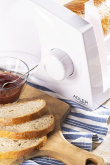 Adler AD 4703 slicer Electric 150 W White Plastic