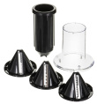 WMF KULT X electric food chopper 1.25 L Black,Chrome,Transparent 80 W