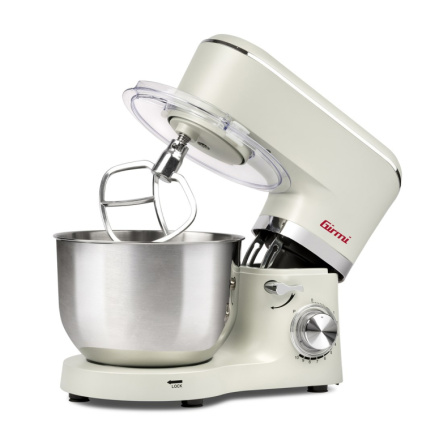 Girmi IM47 Stand mixer 1300 W Beige, Stainless steel