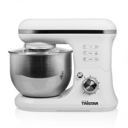 Tristar Kitchen Machine | MX-4817 | 1200 W | Number of speeds 6 | Bowl capacity 5 L | Valge