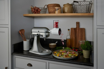 KitchenAid 5KSM125ECU Stand mixer 300 W Silver